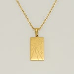 Gold color / 1 Piece Classic Series Retro Bottle Stainless Steel  Gold Color Unisex Pendant Necklaces Picture3